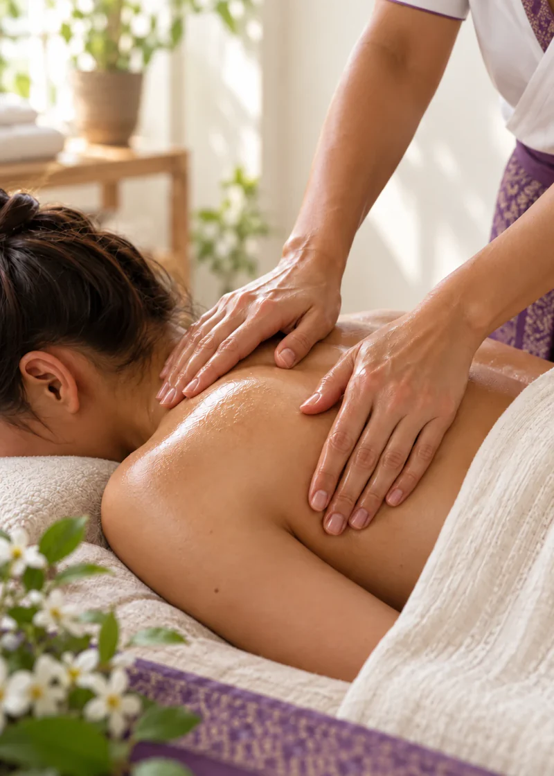 Oliemassage voor een moment van ontspanning